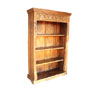 Antique Finish Wooden 4 Shelves Display Cabinet